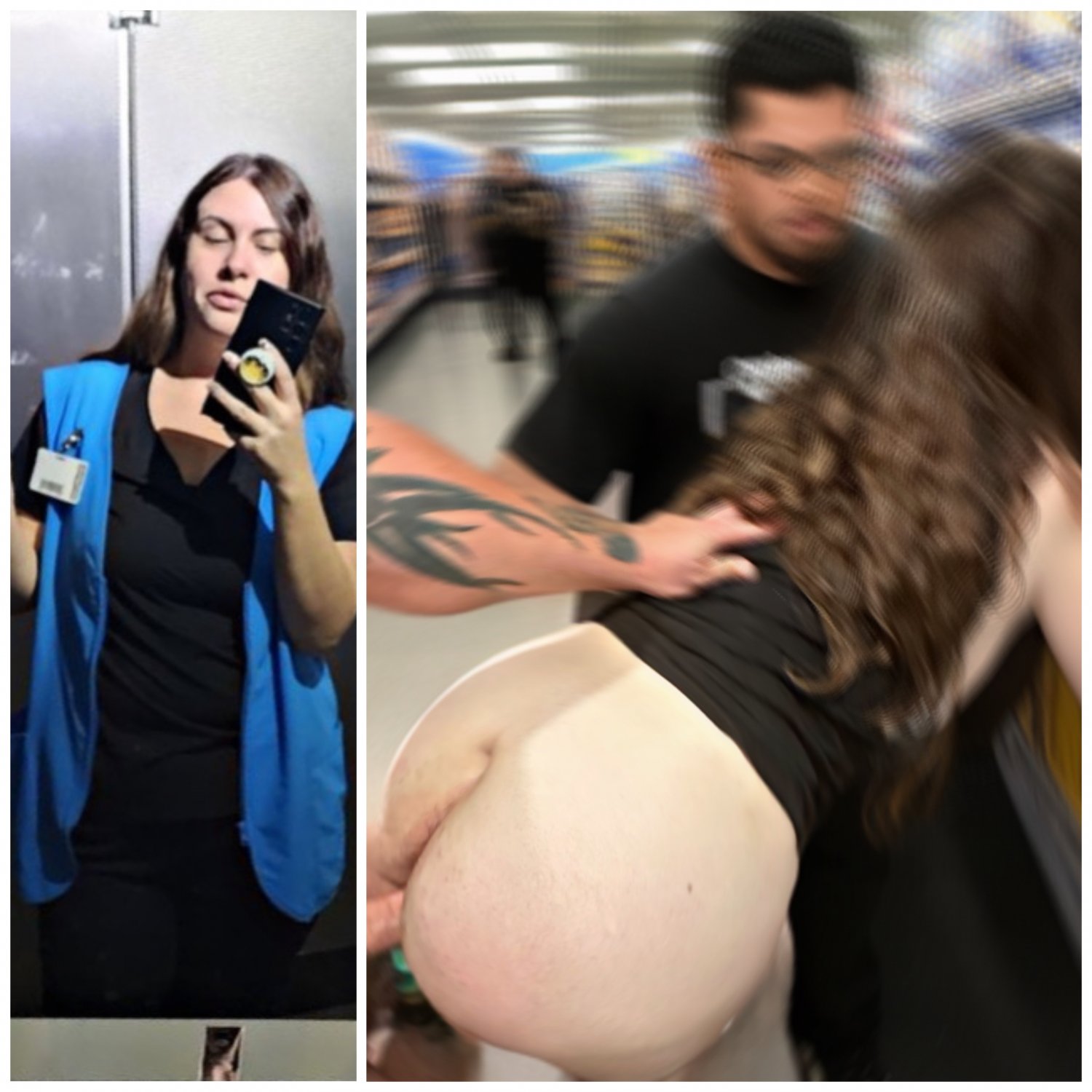 Walmart Employee is a fat ass Pawg slut that gets used by all her coworkers...